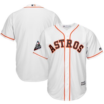 Men's Houston Astros Majestic White 2019 World Series Bound Cool Base Stitched MLB Jersey